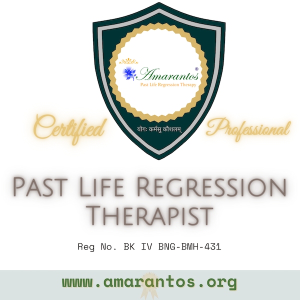 Amarantos Certified Professional Past Life Regression Therapist